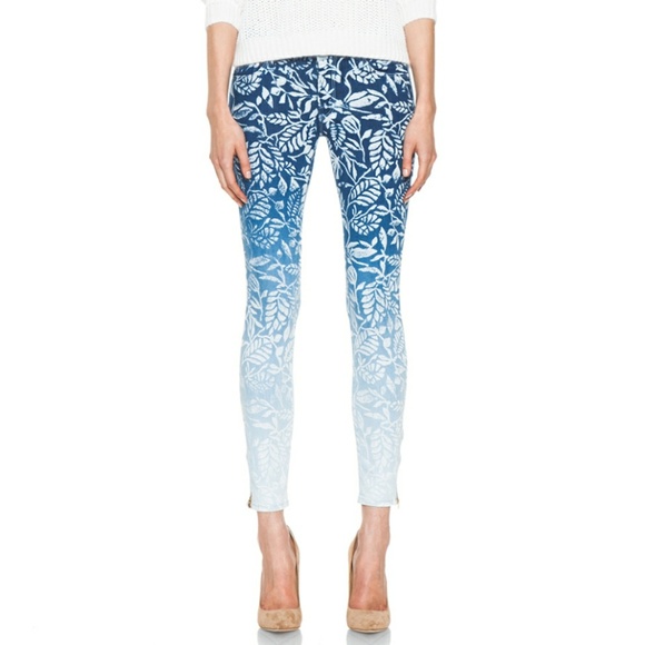 MOTHER Denim - Mother Looker Ankle Zip Magical Flower